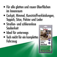 SONAX reinigingsdoek "clean&drive turboinnentuch" cleaning cloths 1er clean & drive - thumbnail
