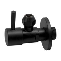 Hoekstopkraan Wiesbaden Xellanz Minimal 1/2 x 3/8 Of Knel 10 mm Mat Zwart - thumbnail