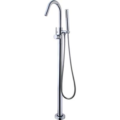 Wiesbaden Caral Vrijstaande Chroom Badkraan met Handdouche