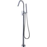 Wiesbaden Caral Vrijstaande Chroom Badkraan met Handdouche - thumbnail