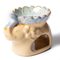 Olieverdamper & Aromabrander Olifant Naturel (12,5 x 9 x 9 cm) - thumbnail