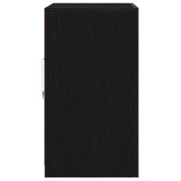 Bijzetkast Zwart eiken 41 x 37 x 67 cm Bewerkt hout - thumbnail