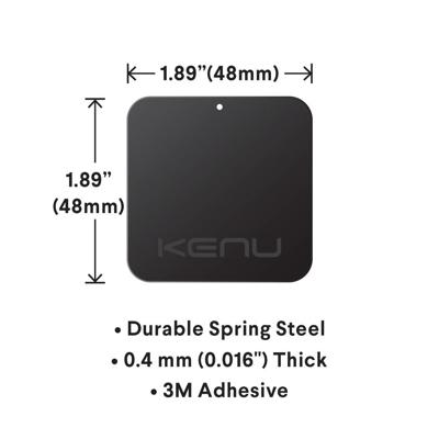 Kenu Airframe magnetische iPhone ventilator auto houder - Black Kenu Airframe magnetische iPhone ventilator auto houder - Black