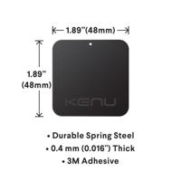Kenu Airframe magnetische iPhone ventilator auto houder - Black - thumbnail