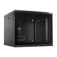 LogiLink 19 WALLMOUNT SOHO BOX 12U 540*400, BLACK, FLATPACK 19inch-wandkast (b x h x d) 540 x 589 x 400 mm 12 HE Zwart (RAL 9005) - thumbnail