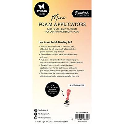 Studio Light • essentials ink blending tool replacement foam pads 20mm 9stuks