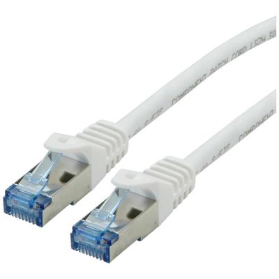 ROLINE Patchkabel Cat.6A S/FTP (PiMF), Component Level, LSOH, wit, 1 m ROLINE Patchkabel Cat.6A S/FTP (PiMF), Component Level, LSOH, wit, 1 m