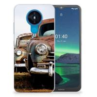 Nokia 1.4 | Siliconen hoesje | met foto Vintage Auto - thumbnail