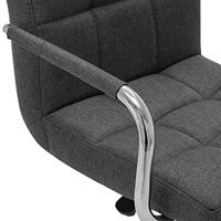 Barstoel stof donkergrijs - thumbnail