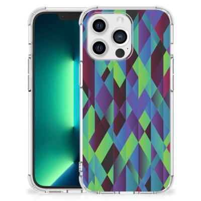 iPhone 13 Pro Max Shockproof Case Abstract Green Blue iPhone 13 Pro Max Shockproof Case Abstract Green Blue