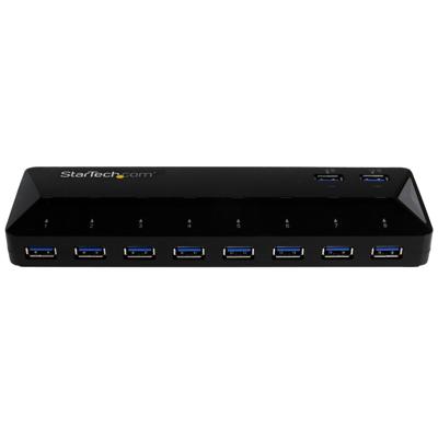USB-HUB Startech ST103008U2C USB 3.0 x 10 Zwart