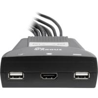 Inter-Tech 88887340 KVM-switch Zwart - thumbnail