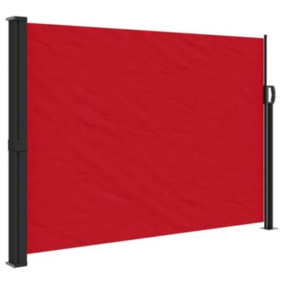 Windscherm uittrekbaar 140x600 cm rood Windscherm uittrekbaar 140x600 cm rood