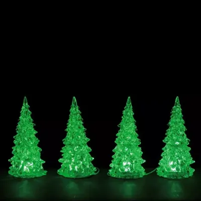 Lemax crystal lighted tree 3 color s/4 verlichte boom 2019