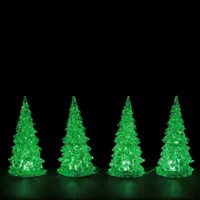 Lemax crystal lighted tree 3 color s/4 verlichte boom 2019 - thumbnail