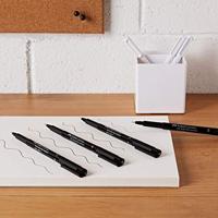 Faber Castell Tekenstift Pitt Artist Pen - etui 4 stuks - zwart - thumbnail