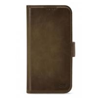 Senza Desire Leather Wallet Apple iPhone 12 Mini Burned Olive - thumbnail