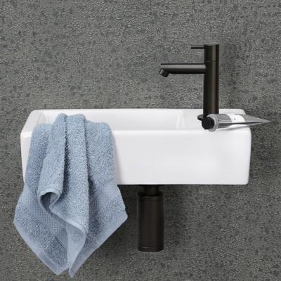 Differnz Helios fonteinset rechts 37.5 x 18.5 x 9.5 cm wit/zwart