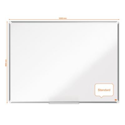 Nobo Premium Plus whiteboard, gelakt staal, magnetisch, 120 x 90 cm