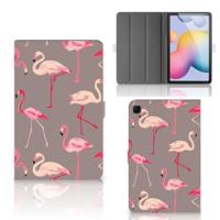 Samsung Galaxy Tab S6 Lite | S6 Lite (2022) Flip Case Flamingo - thumbnail