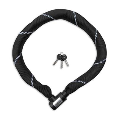 Lynx kettingslot art-2 110 cm x 8.3 mm nylon hoes zwart op kaart