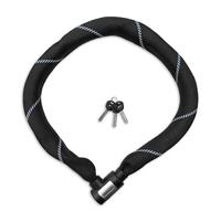 Lynx kettingslot art-2 110 cm x 8.3 mm nylon hoes zwart op kaart - thumbnail