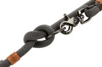 Trixie hondenriem be nordic verstelbaar donkergrijs / bruin - thumbnail