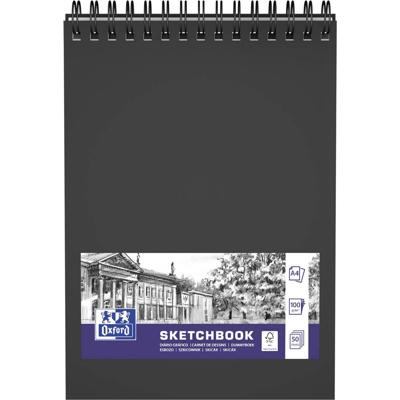 Schetsboek oxford a4 50 vel spiraal | 5 stuks