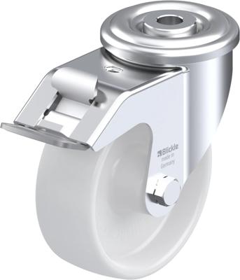 Blickle LER-PO 100G-FI Zwenkwiel met rem Wieldiameter: 100 mm Draagvermogen (max.): 150 kg 1 stuk(s)