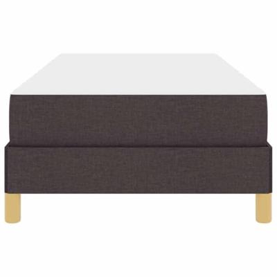 Boxspring bed Bruin 90 x 200 cm Stof en Engineered Hout