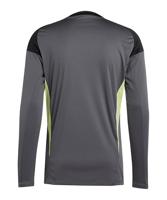 adidas Tiro 25 Competition Keepersshirt Lange Mouwen Grijs Zwart Lichtgroen - thumbnail