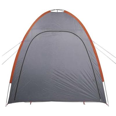 VidaXL Opbergtent waterdicht grijs en oranje