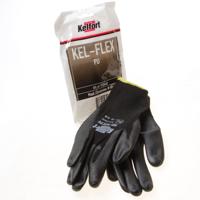Handschoen kel-flex pu zwart m/8-*tnl - thumbnail