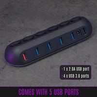 Streamplify HUB DECK 5 RGB-controller Zwart, RGB - thumbnail