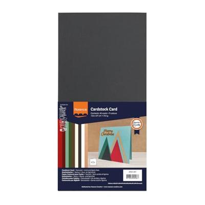 Florence • kaartenkarton 216g textuur 13,5x27cm multipack kerst 45x