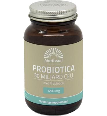 Mattisson HealthStyle Probiotica 30 Miljard CFU 1200mg Capsules Mattisson HealthStyle Probiotica 30 Miljard CFU 1200mg Capsules