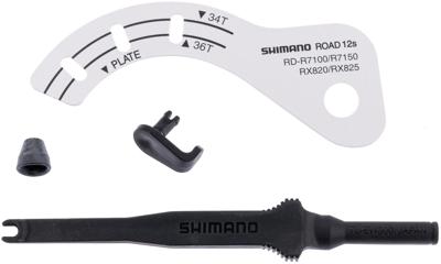 SHIMANO achterderailleur "grx di2 rd-r825" rear derail.shim. grx di2 rd-r825 black