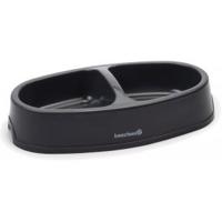 Beeztees plastic dinerset hond, antraciet. 2 x 0.4 liter - thumbnail