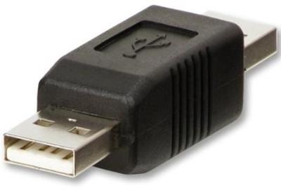 LINDY USB 2.0 Adapter [1x USB-A 2.0 stekker - 1x USB-A 2.0 stekker] Lindy - Gender Changer USB - USB (M) zu USB (M)