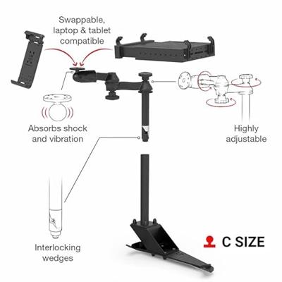 RAM MOUNTS No-Drill Mount voor '05-23 Toyota 4Runner & Tacoma RAM-VB-138-SW2 Compatibel met RAM Tablet en Laptop Houders