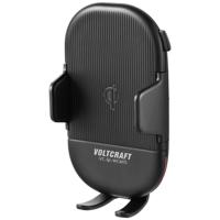 VOLTCRAFT VC-Qi-WCM15 Telefoonhouder voor in de auto Met inductielader 55 - 89 mm 4 - 6.7 inch Bevestigingswijze (auto): Ventilatierooster - thumbnail
