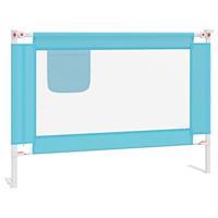 VidaXL Bedhekje peuter 90x25 cm stof blauw - thumbnail