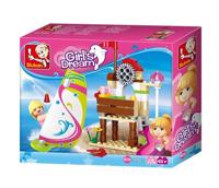 Sluban Windsurfer Paradies (Girl's Dream) bouwstenen set - thumbnail