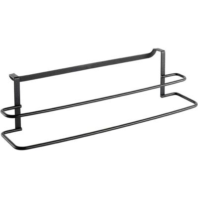 Metaltex dubbele handdoekhouder 38x10x9 cm zwart Metaltex dubbele handdoekhouder 38x10x9 cm zwart