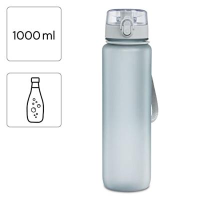 Xavax Sport-drinkfles 1 L Lekvrij Lus Met één Hand Te Sluiten Blauw