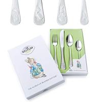 VAN KEMPEN EN BEGEER - Junior 18/10 - Kinderbestek Beatrix Potter 4-delig - thumbnail