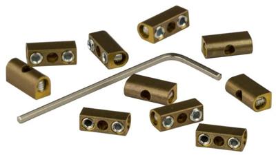 Pinion kabelklem workshop set 1 hex key,10pcs.luster clamps