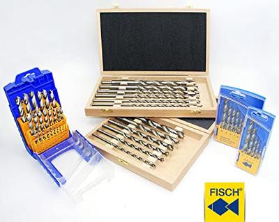 Fisch-Tools Set houtspiraalboren | 25-delig | d. 1-13 mm 0,5 mm spoed | HSS | 1 stuk - 013G0025K01 - 013G0025K01 Fisch-Tools Set houtspiraalboren | 25-delig | d. 1-13 mm 0,5 mm spoed | HSS | 1 stuk - 013G0025K01 - 013G0025K01