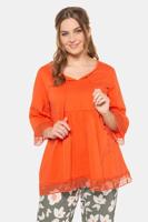 Ulla Popken Tuniek, wijd uitlopende 3/4 mouwen - Grote Maten - thumbnail