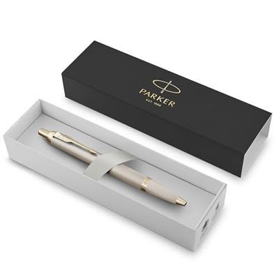 Parker IM Monochrome balpen Champagne, medium, giftbox